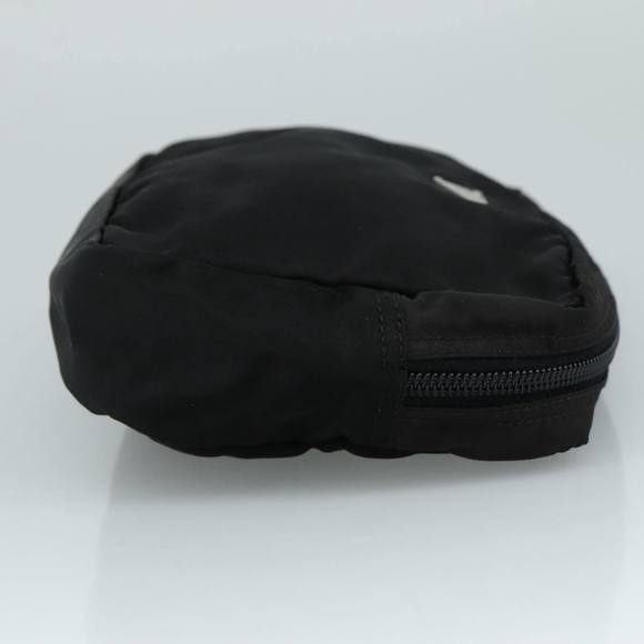 PRADA Pouch Nylon Black Silver Auth bs20983 - Picture 3 of 16